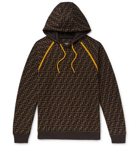 brown fendi hoodie|Fendi hoodie men's cheap.